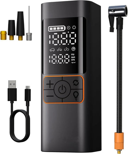 Cordless Tire Inflator – 180PSI Fast Air Pump