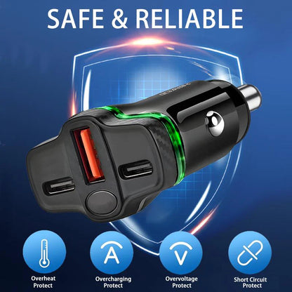 TurboCharge 88W Dual Port PD Car Adapter