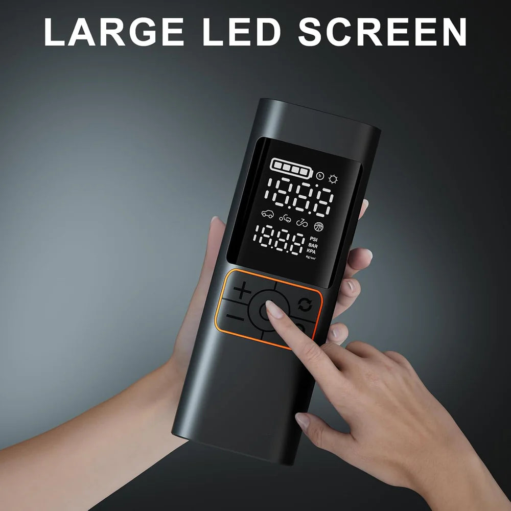 Cordless Tire Inflator – 180PSI Fast Air Pump